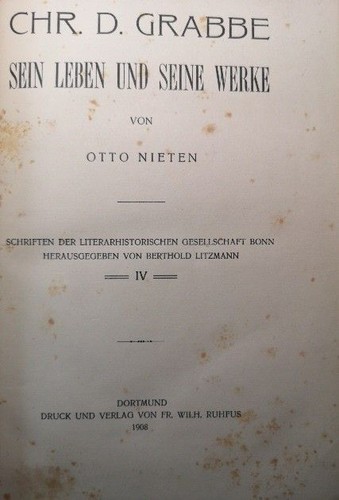 Christian dietrich grabbe - dietrich,