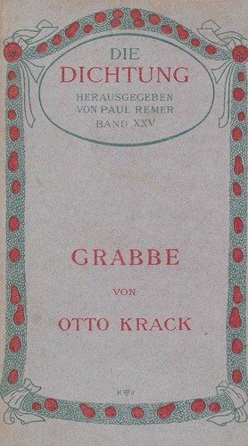 Otto krack grabbe - krack, buchschmuck