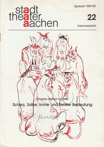 Programmheft scherz satire - scherz,,
