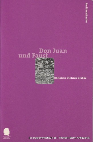 Programmheft grabbe don juan - programmheft,