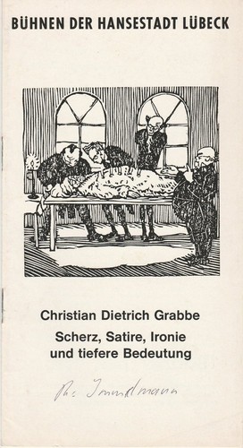 Programmheft grabbe scherz - grabbe:,